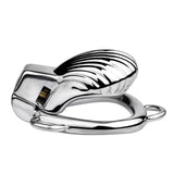 Ribbed Titan Premium Chastity Cage