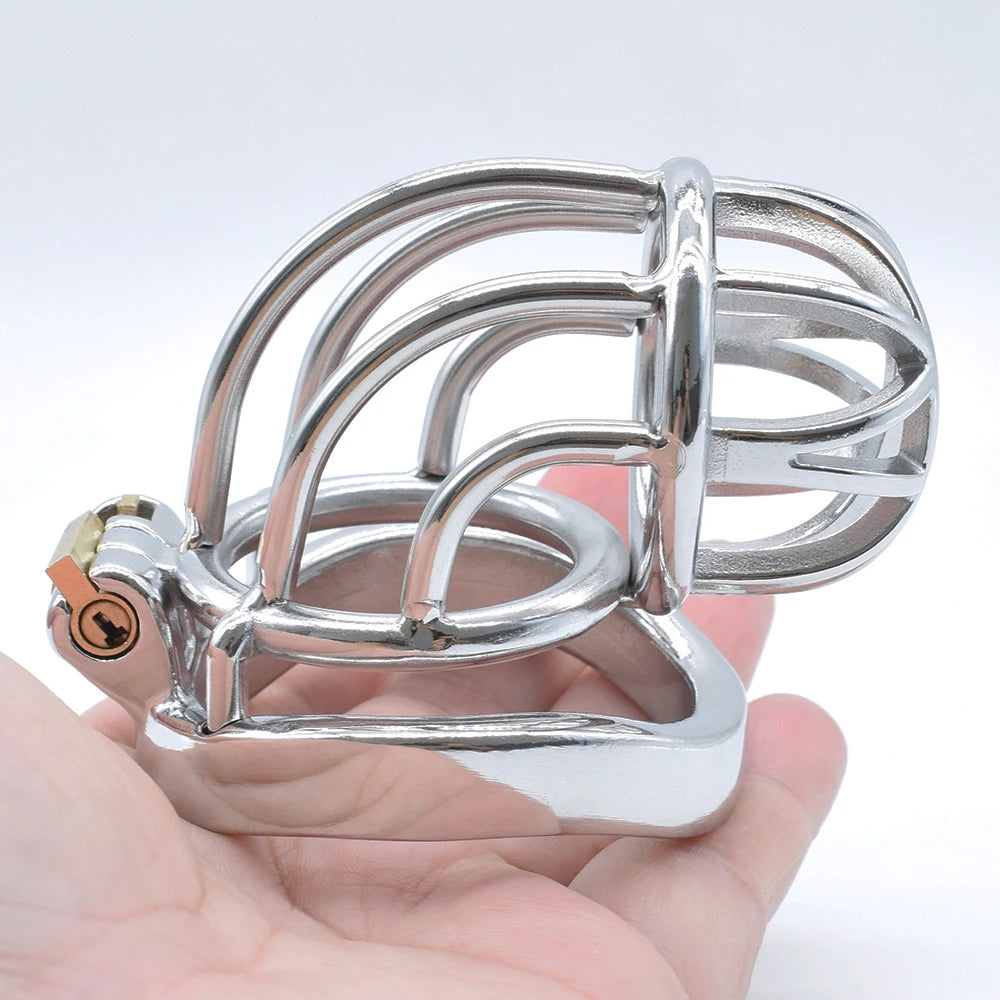 Steel Embrace Stainless Steel Chastity Cage