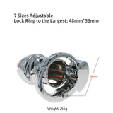 Adjustable Metal Alloy Chastity Cage