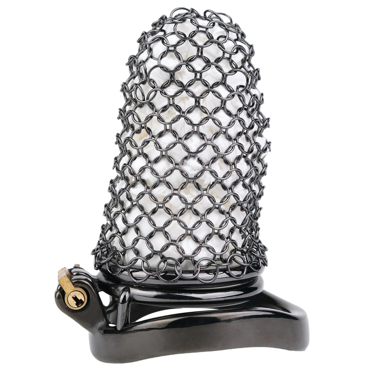 The Onyx Veil Chastity Cage