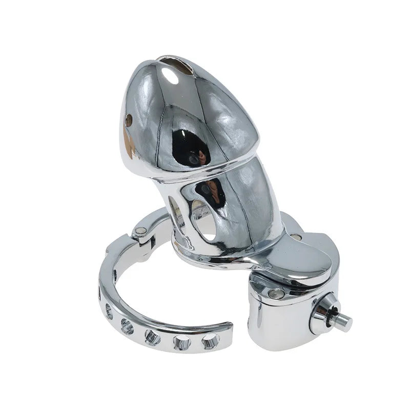 Adjustable Metal Alloy Chastity Cage