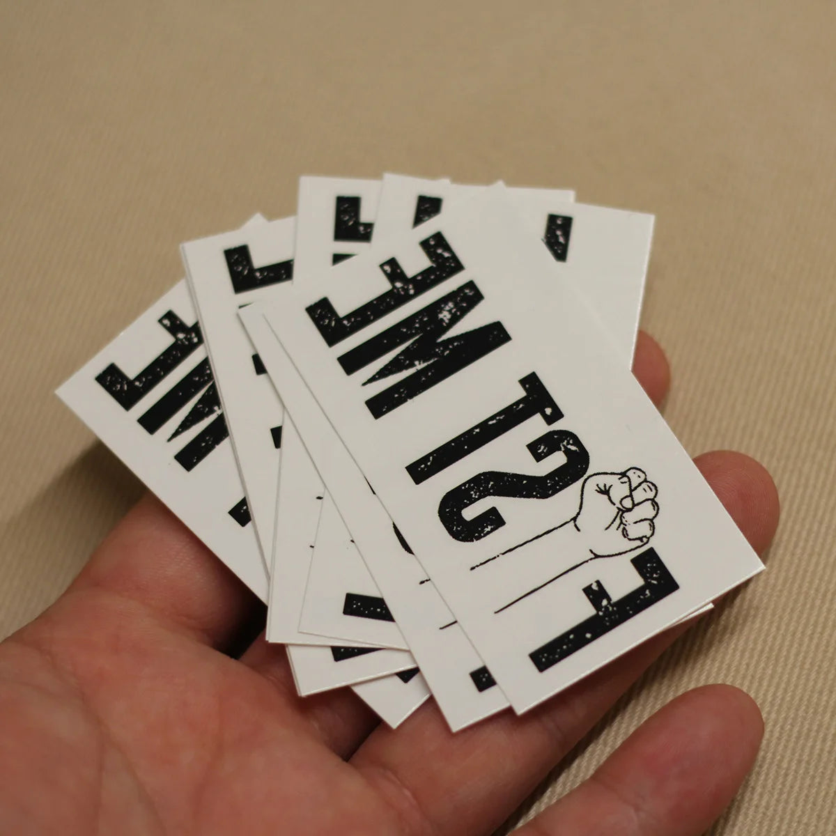 "Fist Me" Temporary Tattoo