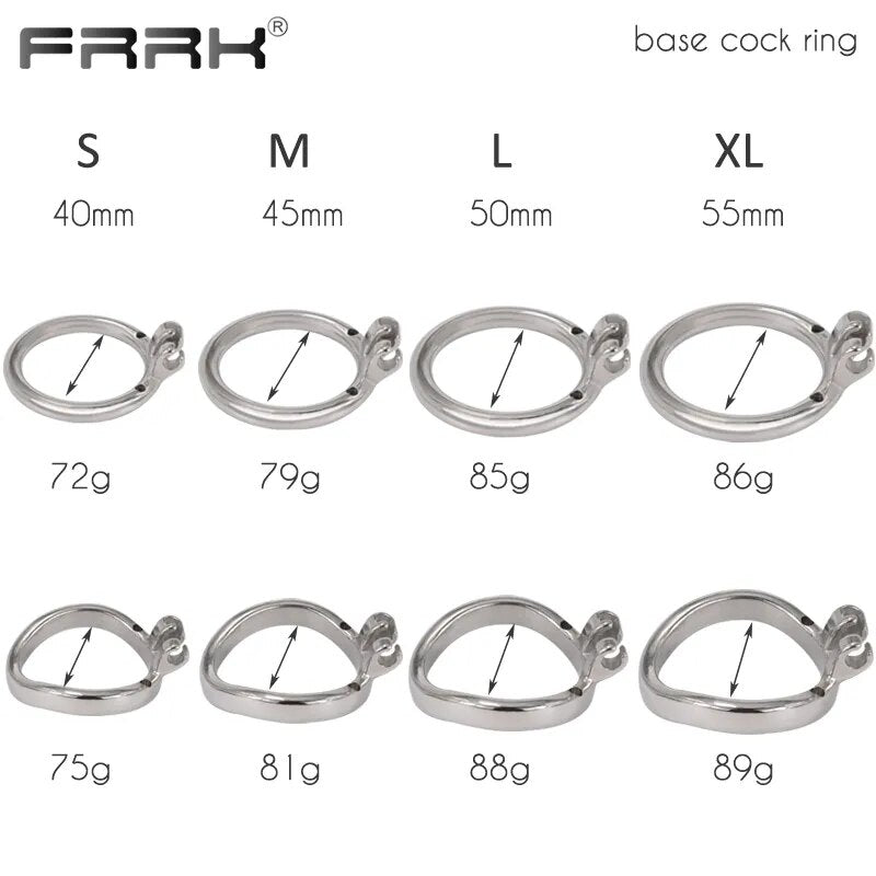 Bolted Spiked Stainless Steel Chastity Cage