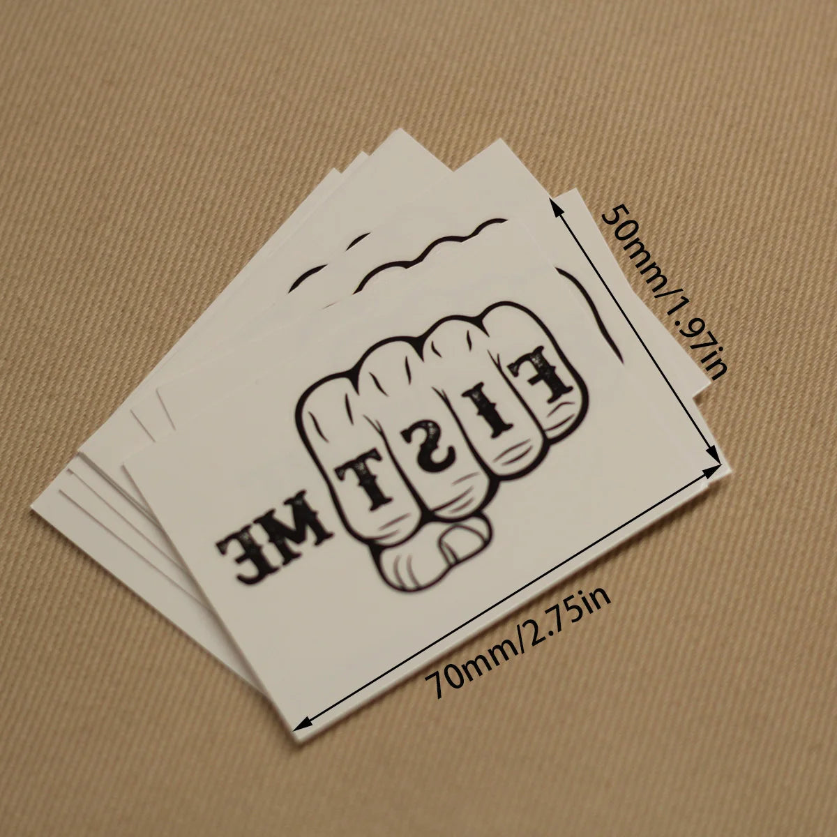 "Fist Me" Temporary Tattoo