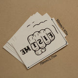"Fist Me" Temporary Tattoo