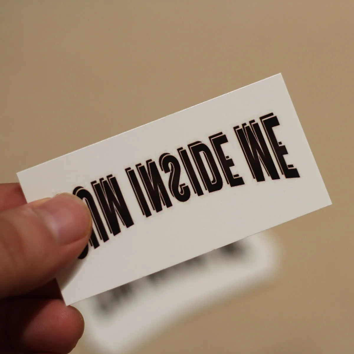 "Cum Inside Me" Temporary Tattoo
