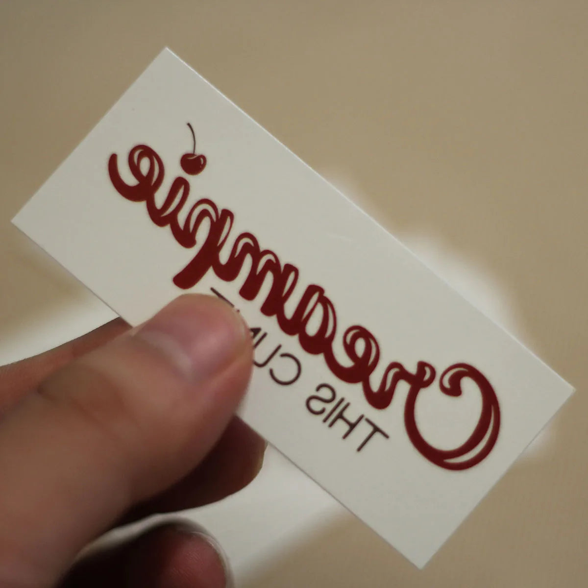 "Creampie This Cunt" Temporary Tattoo