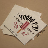 "Yes Daddy Of Course I'll Suck It" Temporary Tattoo