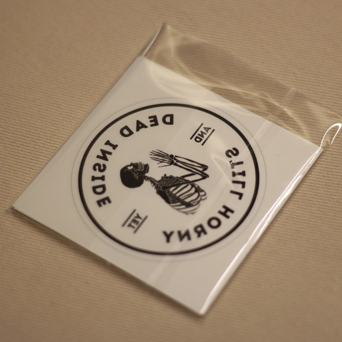 "Dead Inside Still Horny" Temporary Tattoo