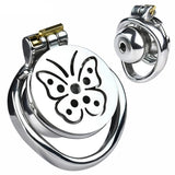 Butterfly Bliss Stainless Steel Chastity Cage