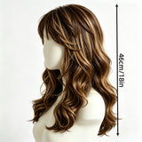 Toffee Highlights Synthetic Wig