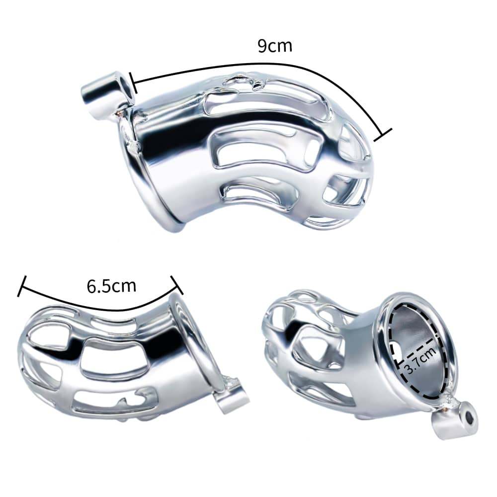 Zephyr Stainless Steel Chastity Cage