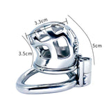 Zephyr Stainless Steel Chastity Cage