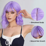 Amethyst Cut Synthetic Wig