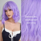 Amethyst Cut Synthetic Wig