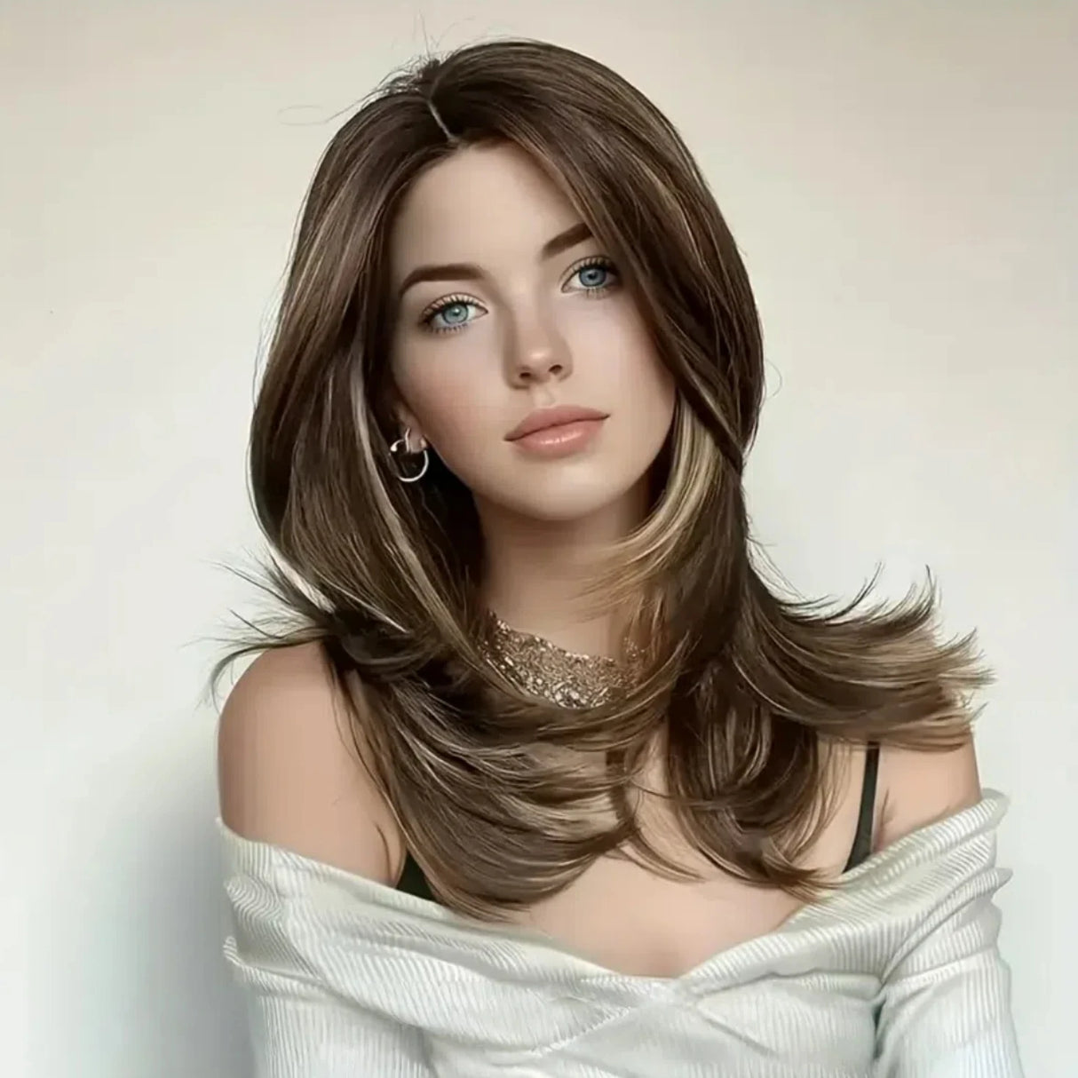 Aurora Gleam Synthetic Wig