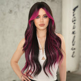 Midnight Magenta Synthetic Wig