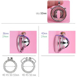 Radiant Smooth Stainless Steel Chastity Cage