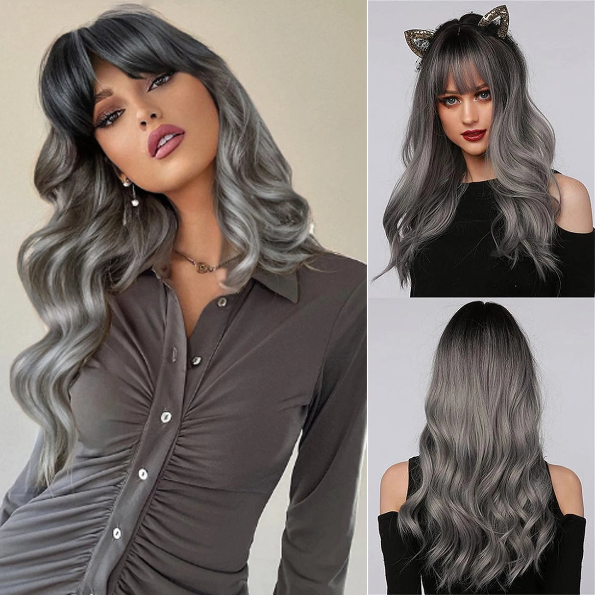 Silver Moon Synthetic Wig