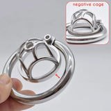 CageX Stainless Steel Chastity Cage - Premium