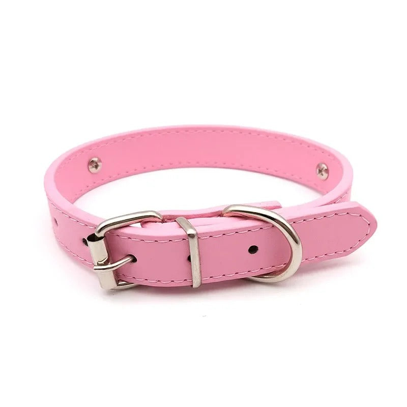 Custom Pink Sissy Collar