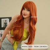 Fiery Cascade Synthetic Wig
