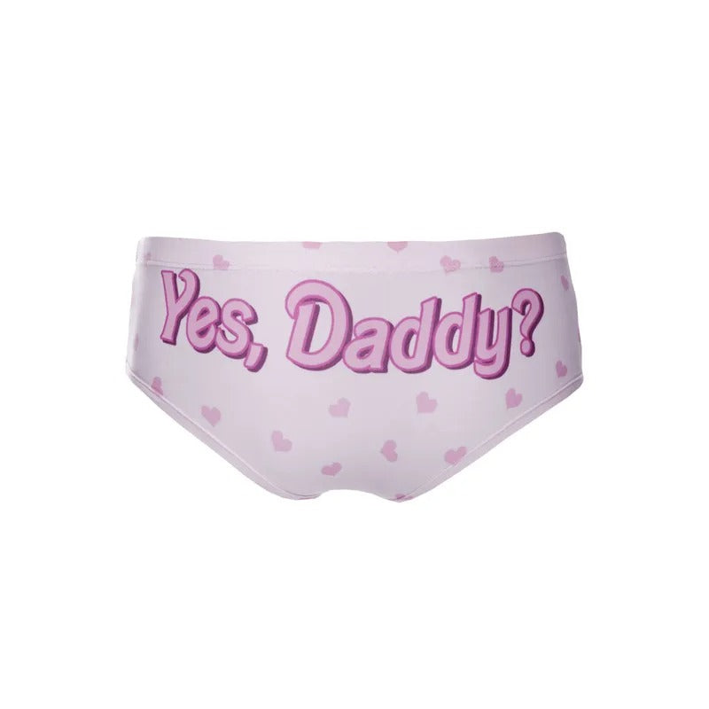 Yes Daddy Hearts Feminine Panties