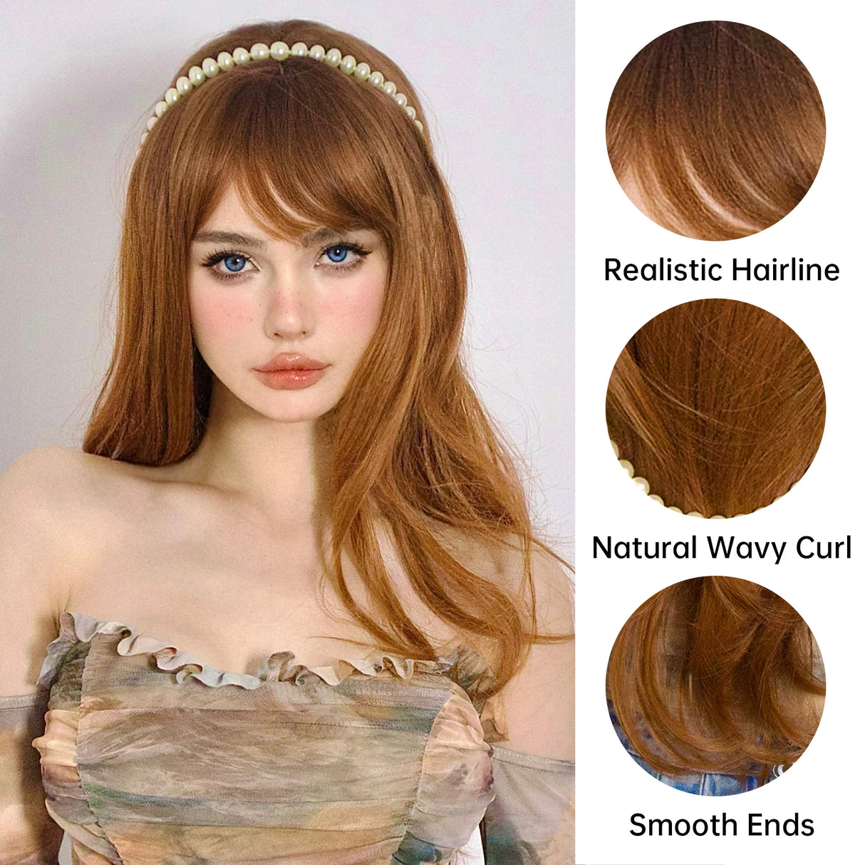 Chestnut Glow Synthetic Wig