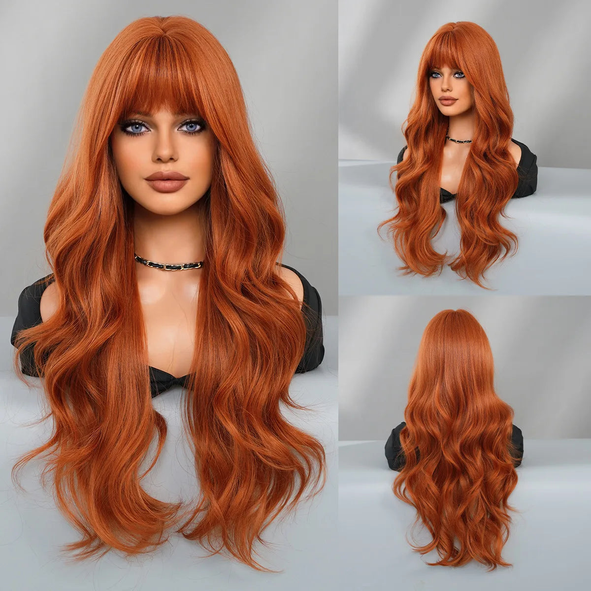 Fiery Cascade Synthetic Wig