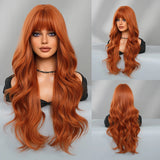 Fiery Cascade Synthetic Wig