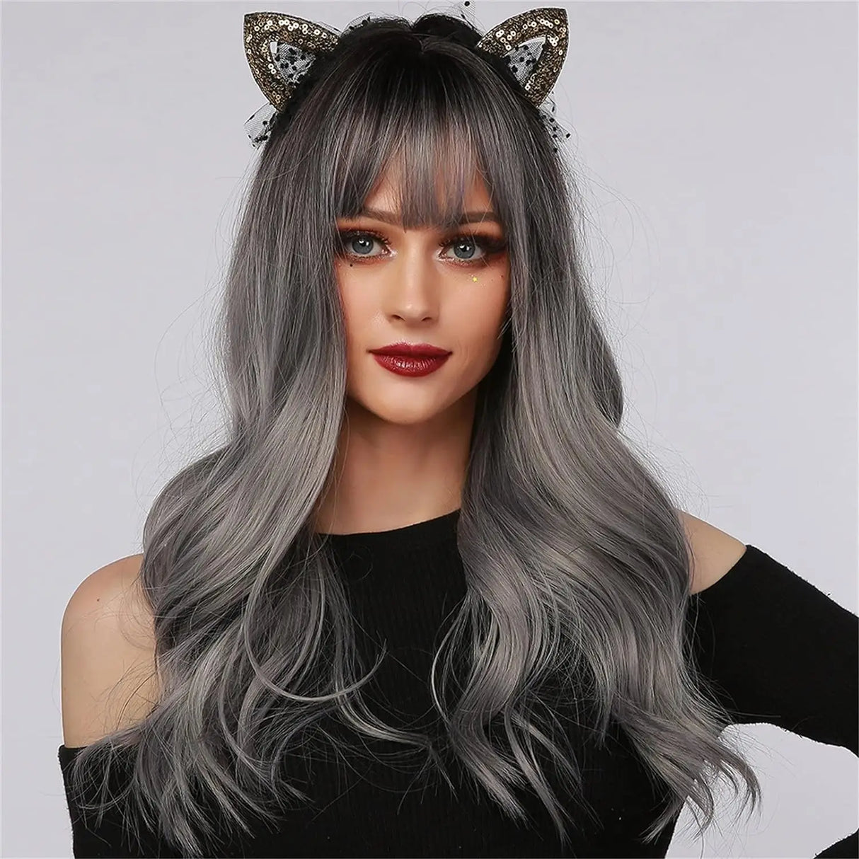 Silver Moon Synthetic Wig