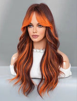 Sunset Serenade Waves Synthetic Wig