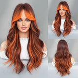 Sunset Serenade Waves Synthetic Wig