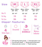 Rearz Princess Pink Adult Diapers