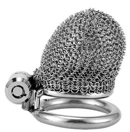 Soft Armor Chastity Cage With Internal security Lock