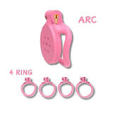 Carbon Pancake Chastity Cage