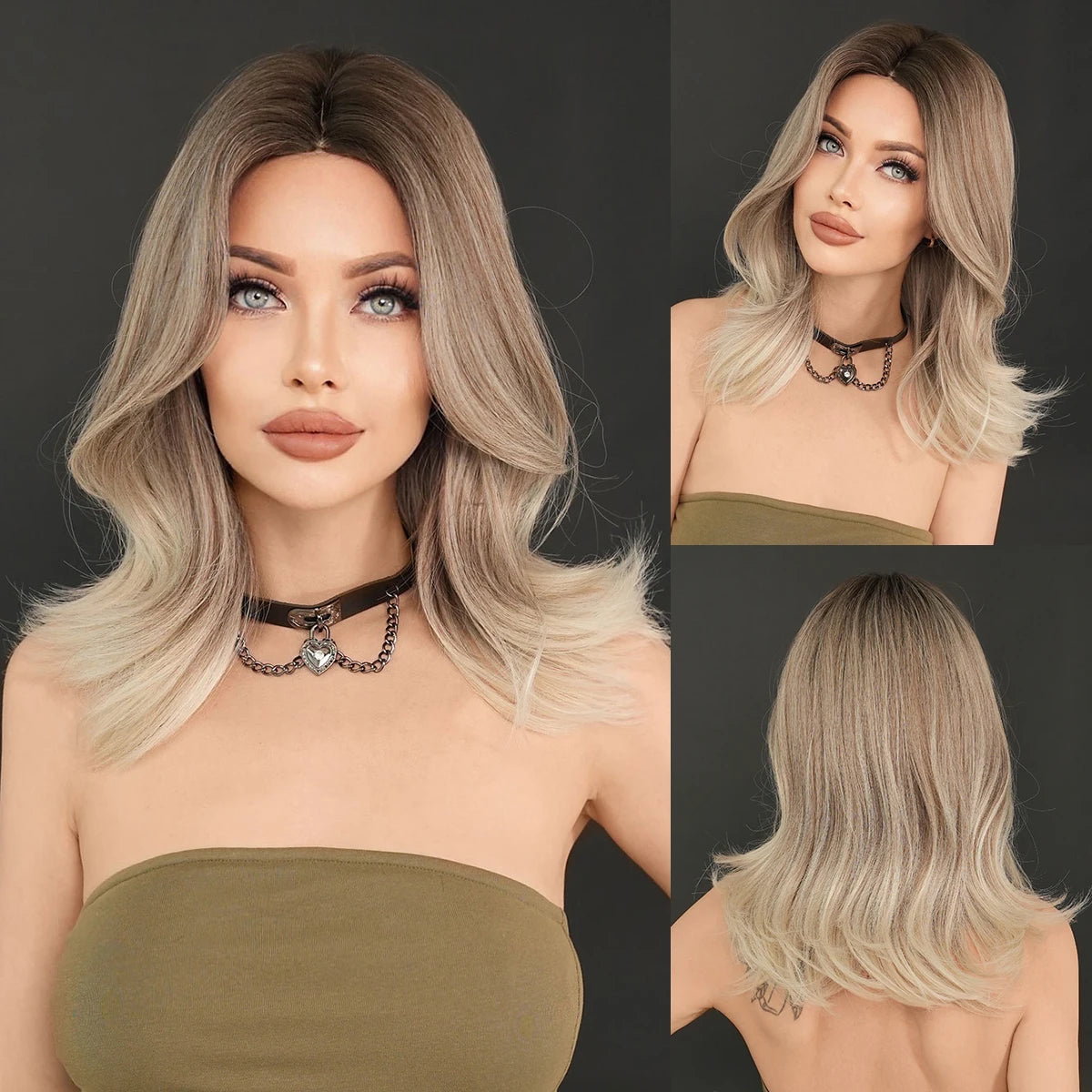Smoky Pearl Synthetic Wig