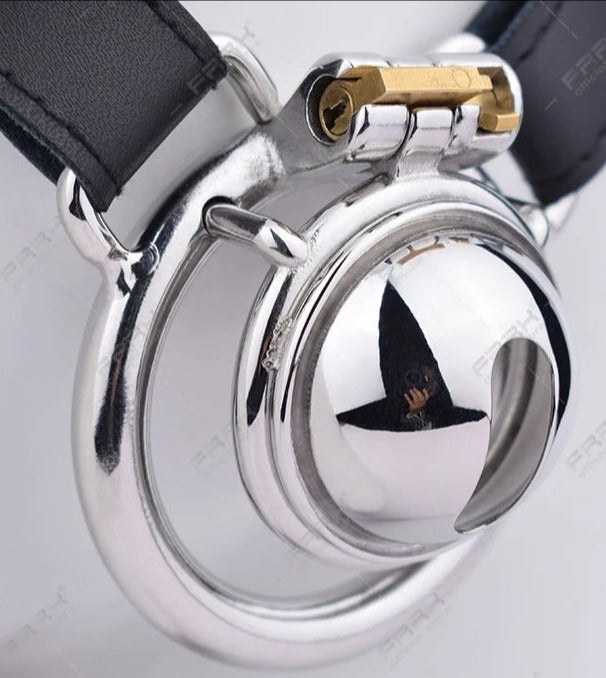 Radiant Smooth Stainless Steel Chastity Cage