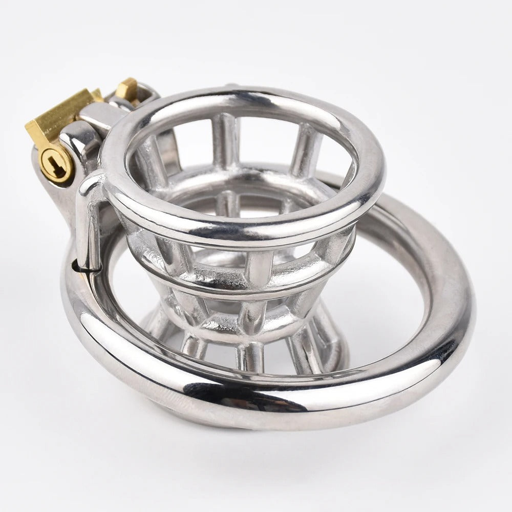 Ace Stainless Steel Inverted Chastity Cage