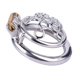 Circle Halo Stainless Steel Chastity Cage