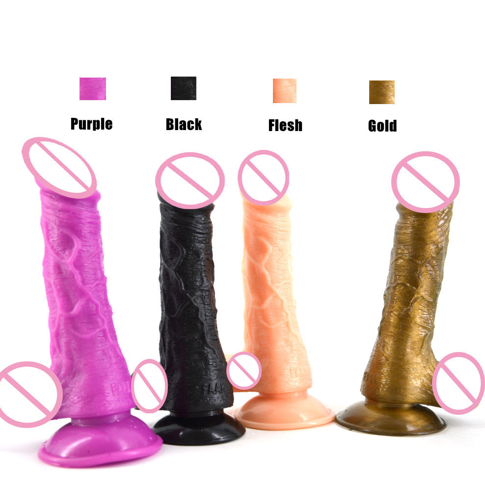 FAAK Dildo realistic new gold dildo fake penis sex toys for women artificial dick with suction cup erotic masturbation products