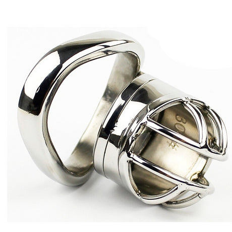 Chaste Bird Male Stainless Steel Cock Cage Penis Ring Chastity Device with Stealth New Lock Adult Sex Toys A271