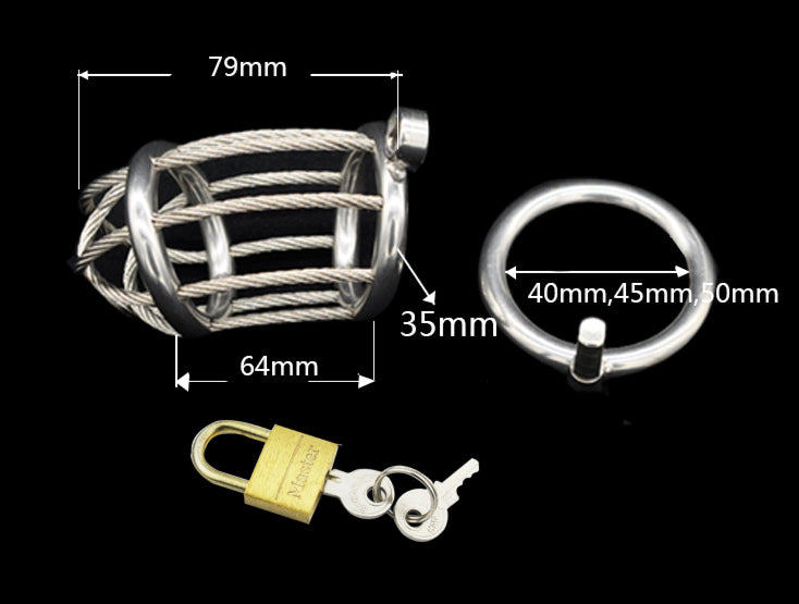 Stainless Steel Male Chastity Device,Cock Cage,Chastity Belt,Penis Ring,Virginity Lock,Adult Game,Sex Toy A165