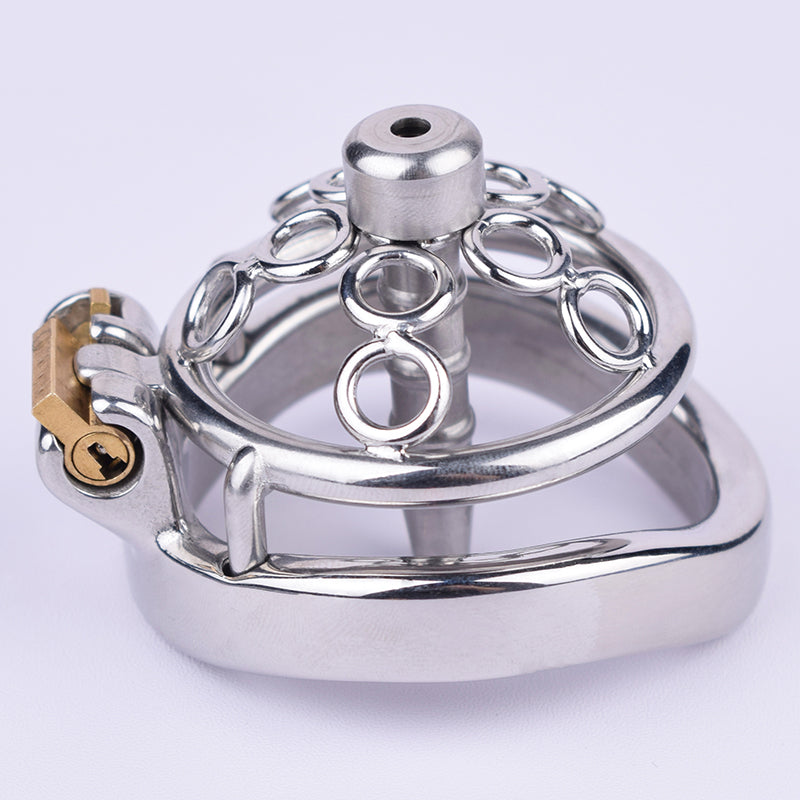 Circle Halo Stainless Steel Chastity Cage