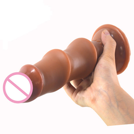 FAAK Realistic dildo with suction cup brown penis deep wave texture extremely vagina stimulate anal sex toys adult masturbation