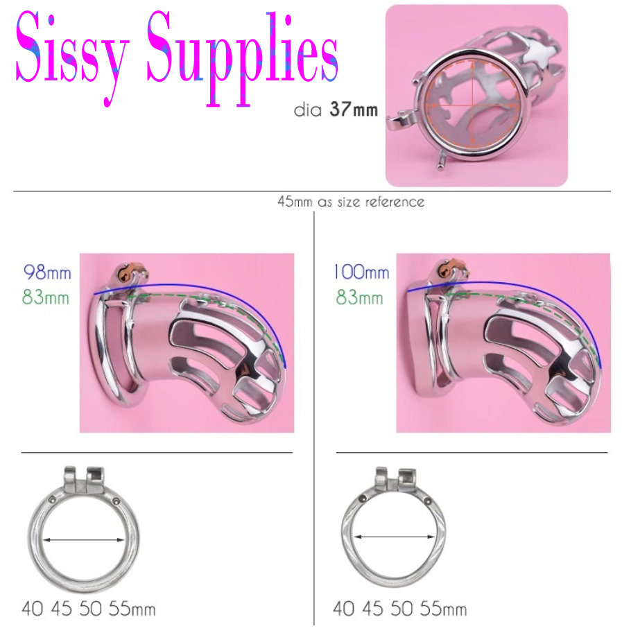 Daybreak Stainless Steel Chastity Cage