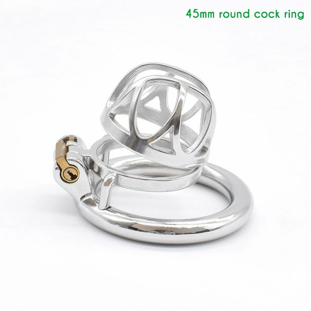 Skylight Stainless Steel Chastity Cage