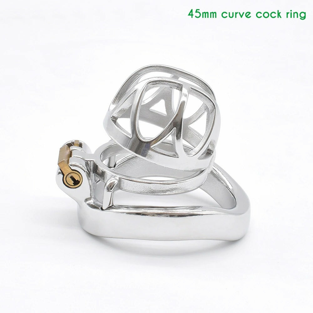 Skylight Stainless Steel Chastity Cage