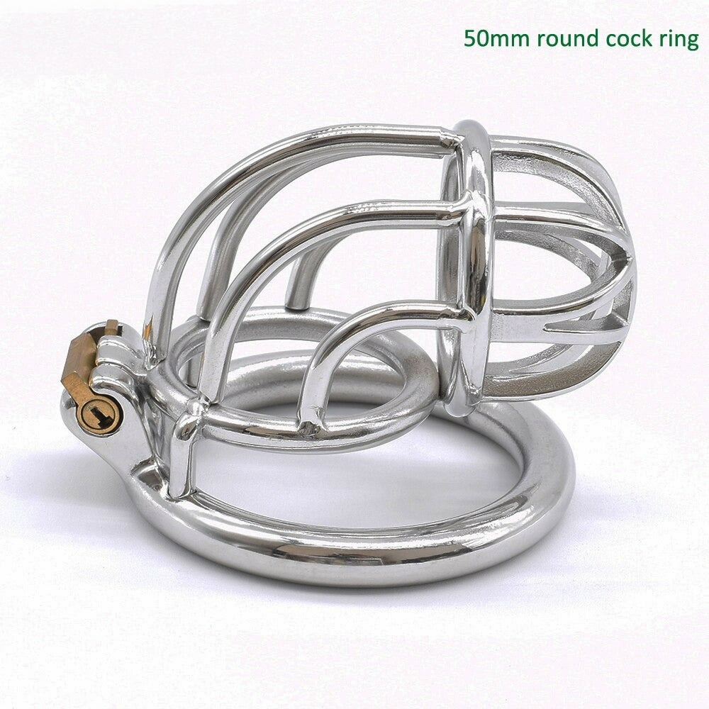 Sunstar Stainless Steel Chastity Cage USA ONLY - OVERSTOCK