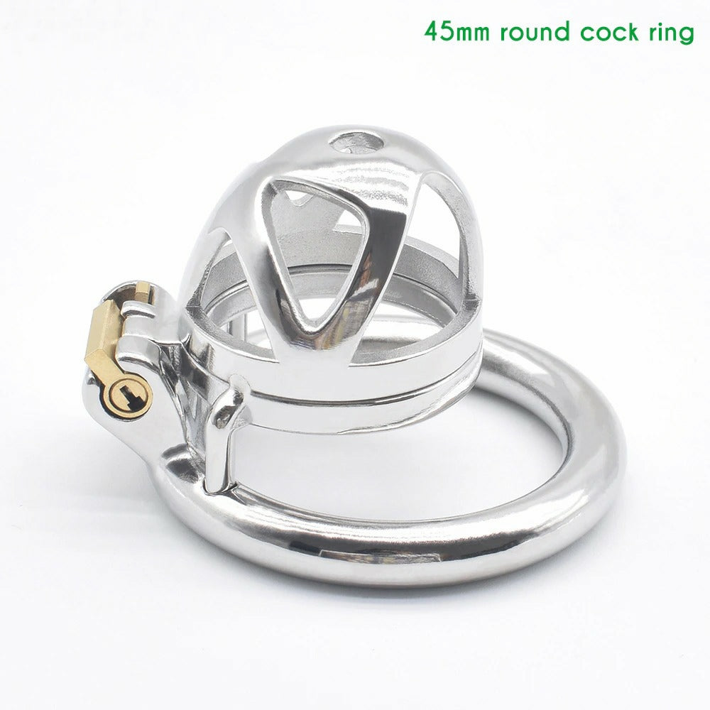 Nirvana Stainless Steel Chastity Cage USA ONLY - OVERSTOCK